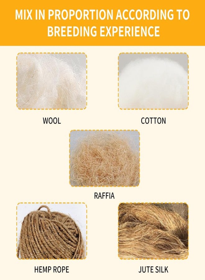 Balana 40g Building Mat Pigeon Natural Mixing Bird Nesting Material Cushion Cage Liner, Bird Nest Nesting Liners Great for Nest Building and Hideouts - Image 4